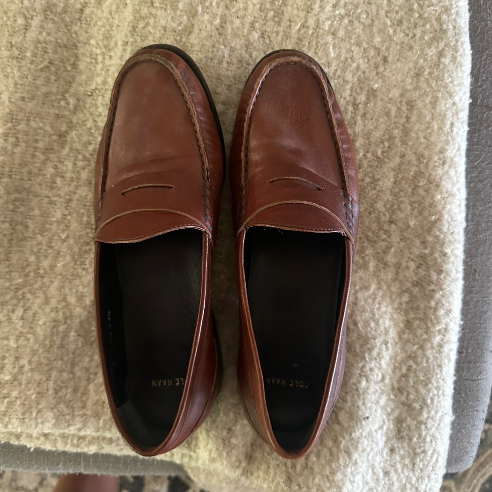 Cole Haan Women’s Tan Leather Loafers